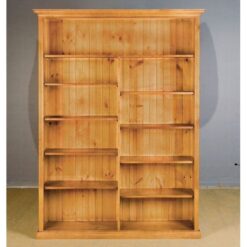 Colonial Bookcase 1800h x 1580w Stained_Timber Bookcase