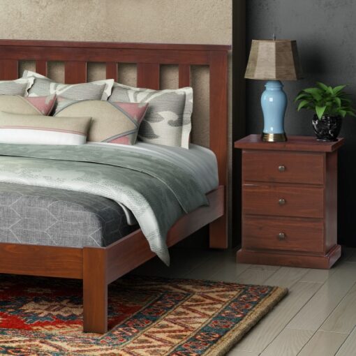 Hunter King Single Bed – Solid Timber Frame with Timeless Classic Design - Image 3