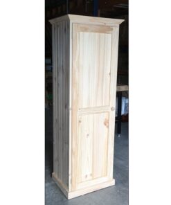 60cm Solid Timber All Hanging Wardrobe RAW 550D_Timber Wardrobes