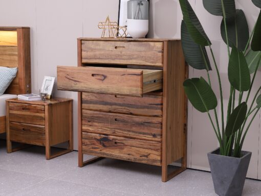 Fremantle Tallboy – Aussie Hardwood with Premium Storage | Bedroom Furniture - Image 3