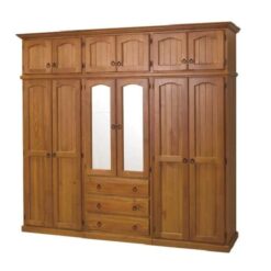 ARRONE 5 PIECE WARDROBE WITH 12 DOORS AND 3 DRAWERS_Timber Wardrobes