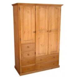 Colonial 3 Door 6 Drawer timber Wardrobe _Timber Wardrobes